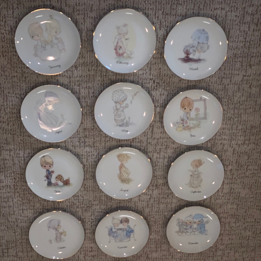 Precious Moments Plate Collection (12 plates)